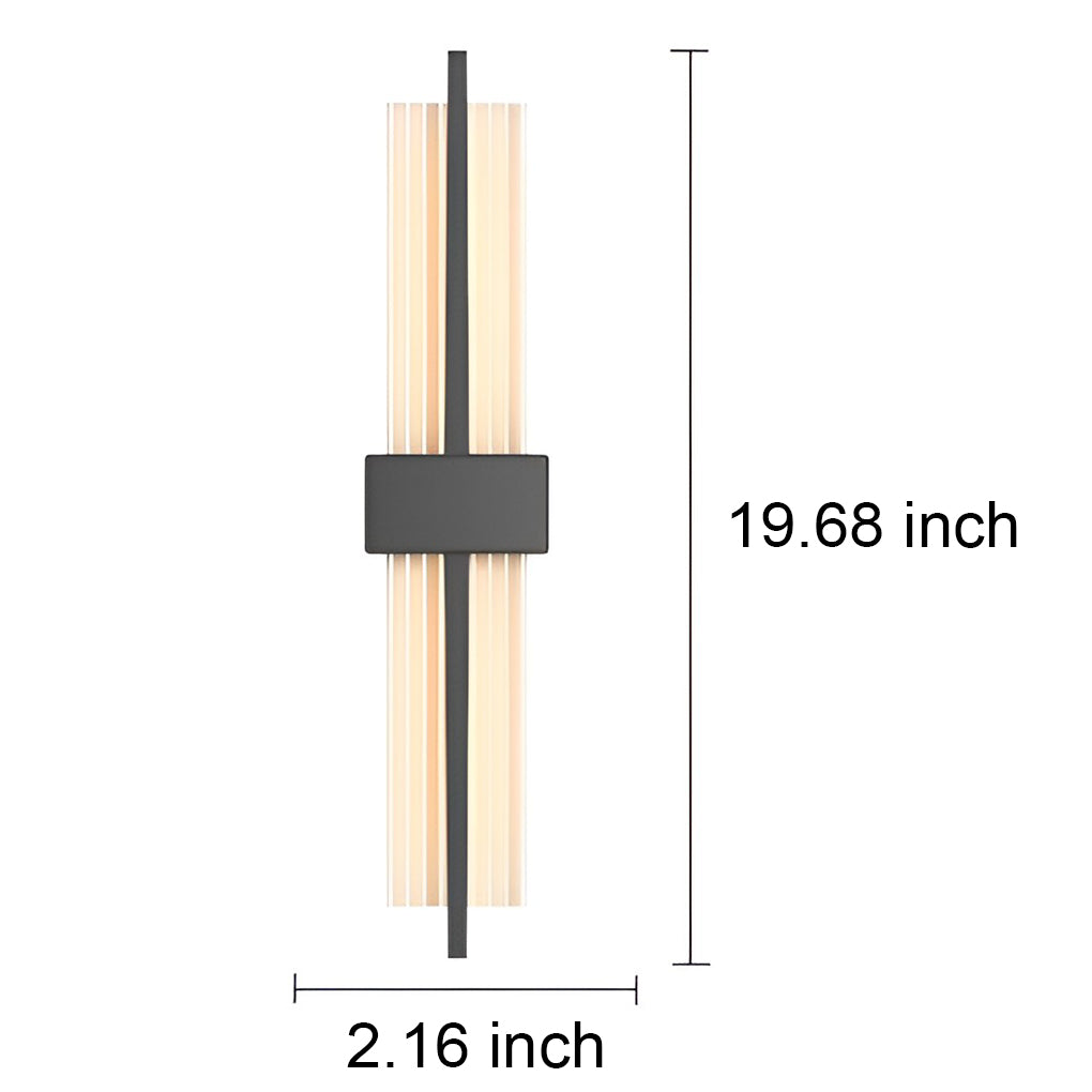 Rectangle Warm White Wall Lamp