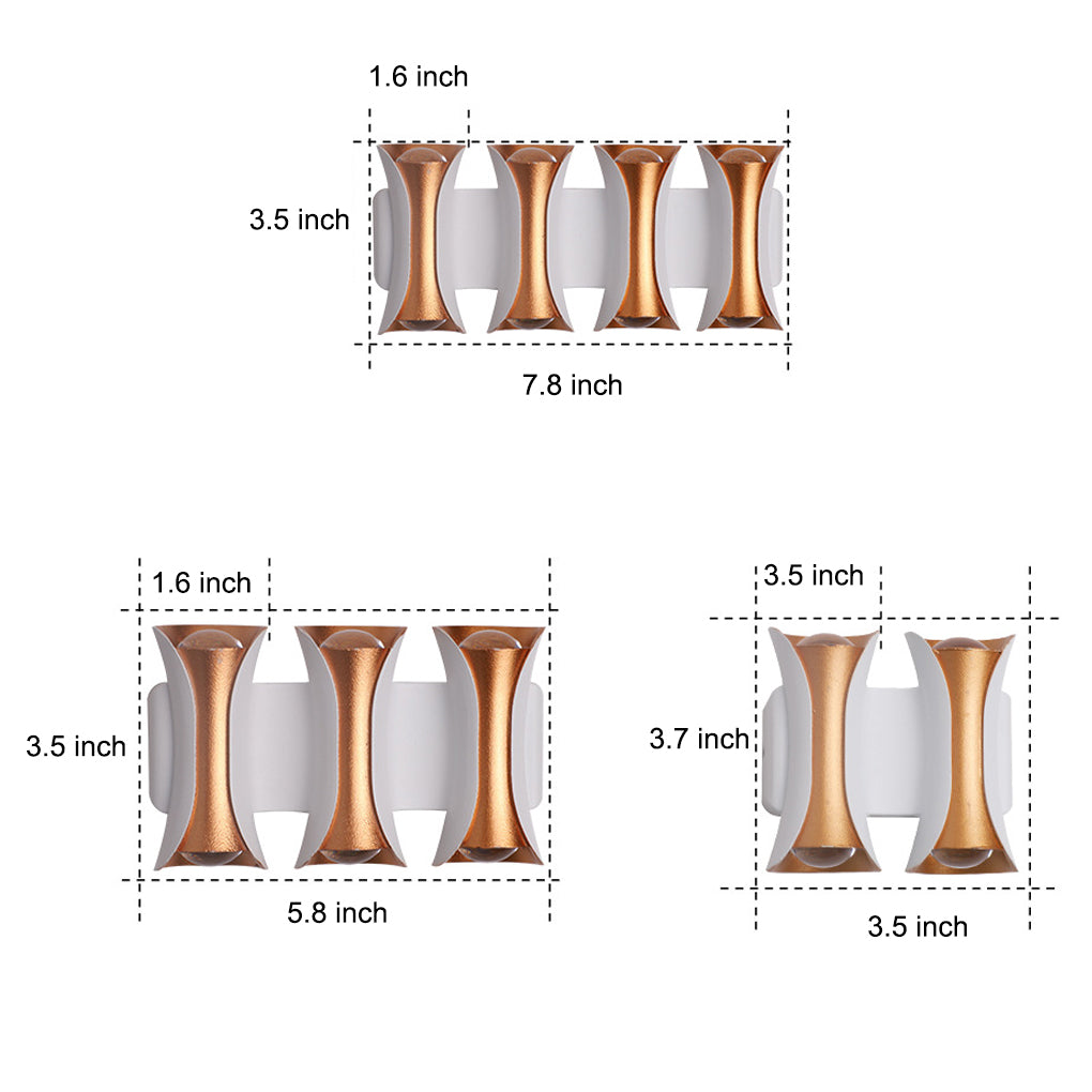 Up And Down Lights Led Modern Outdoor Wall Sconce