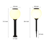 Waterproof Round Modern Solar Pathway Lights Li002005