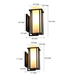 Square Retro Outdoor Wall Lamp Li002193