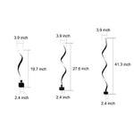 Twisted Seaweed Shaped Solar Lawn Lights Li002228