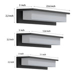 Rectangular Solar Wall Lamp Li002371