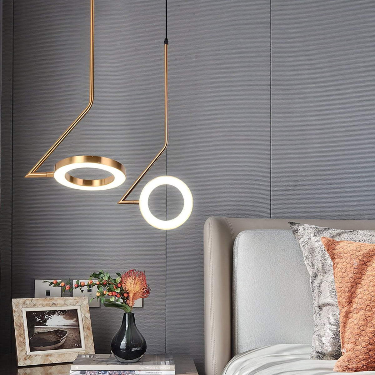 L Shaped Pendant Light