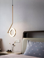 L Shaped Pendant Light