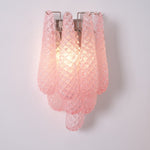 Lagoon Bloom Wall Sconce – Hand-Blown Glass Floral Wall Light for Modern Interiors