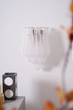 Lagoon Bloom Wall Sconce – Hand-Blown Glass Floral Wall Light for Modern Interiors