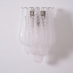 Lagoon Bloom Wall Sconce – Hand-Blown Glass Floral Wall Light for Modern Interiors