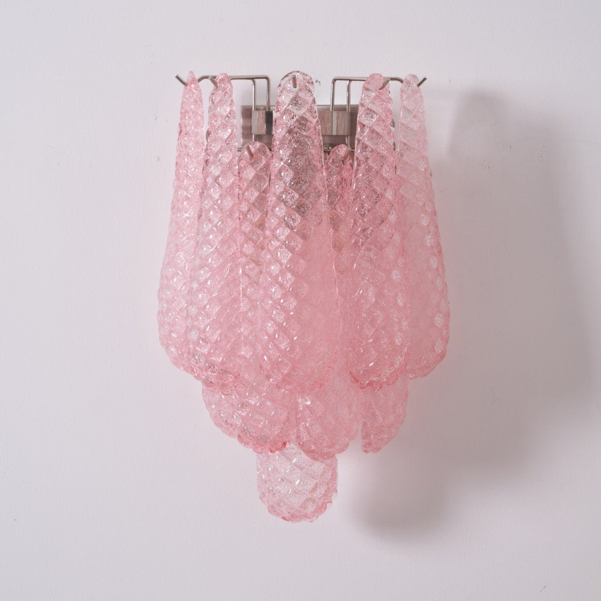 Lagoon Bloom Wall Sconce – Hand-Blown Glass Floral Wall Light for Modern Interiors