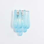 Lagoon Bloom Wall Sconce – Hand-Blown Glass Floral Wall Light for Modern Interiors