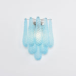 Lagoon Bloom Wall Sconce – Hand-Blown Glass Floral Wall Light for Modern Interiors