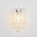 Lagoon Bloom Wall Sconce – Hand-Blown Glass Floral Wall Light for Modern Interiors