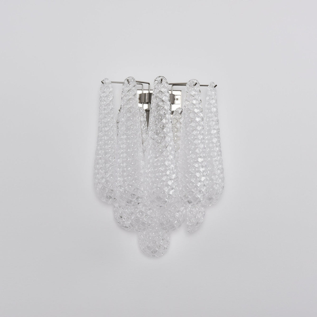 Lagoon Bloom Wall Sconce – Hand-Blown Glass Floral Wall Light for Modern Interiors
