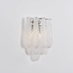Lagoon Bloom Wall Sconce – Hand-Blown Glass Floral Wall Light for Modern Interiors