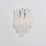 Lagoon Bloom Wall Sconce – Hand-Blown Glass Floral Wall Light for Modern Interiors