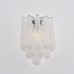 Lagoon Bloom Wall Sconce – Hand-Blown Glass Floral Wall Light for Modern Interiors