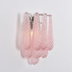 Lagoon Bloom Wall Sconce – Hand-Blown Glass Floral Wall Light for Modern Interiors
