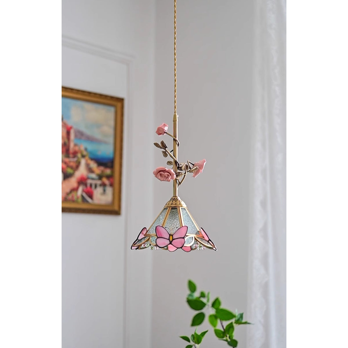 lalique-rose-glass-pendant-lamp