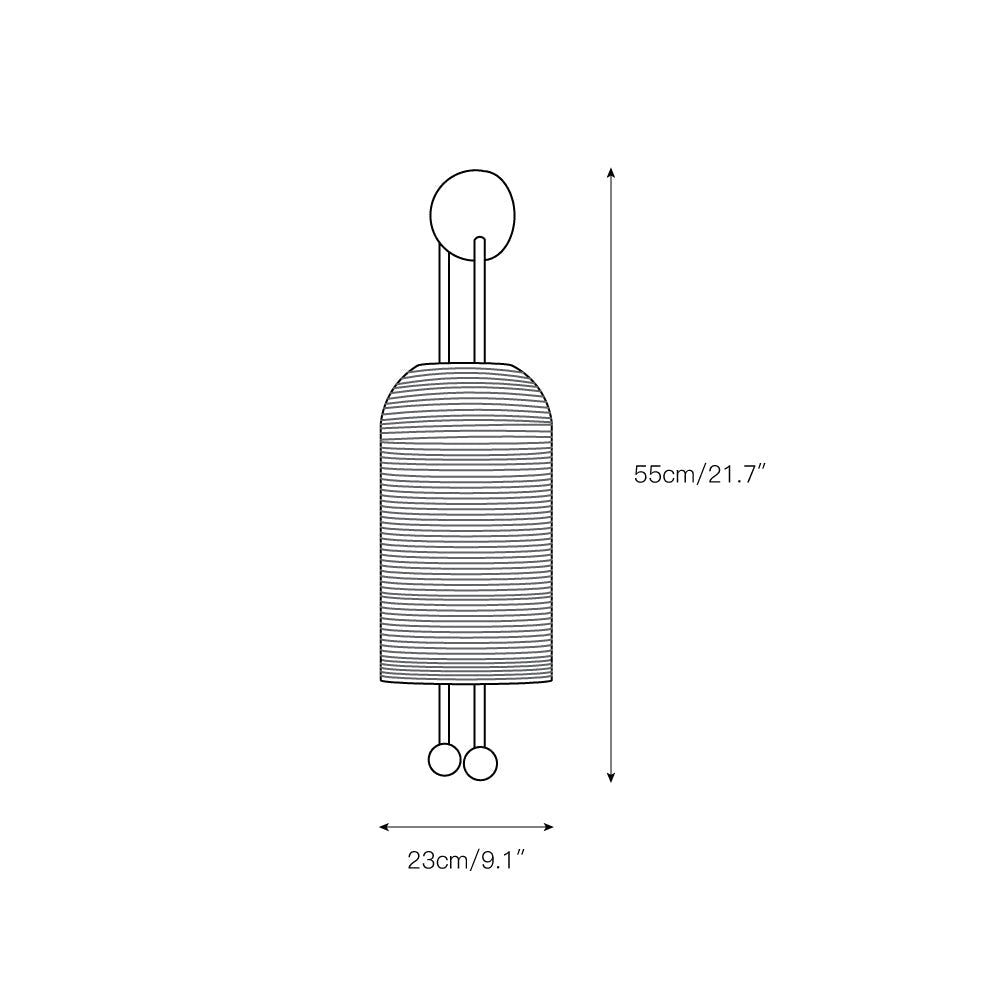 Zelaeora Modern Minimalist Metal Glass Lantern Sconce Wall Lamp