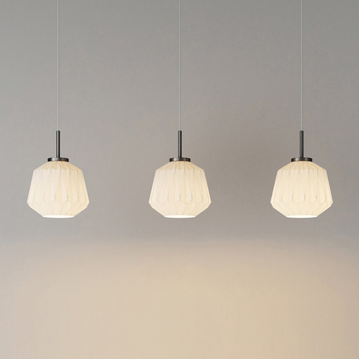 Lantern Faceted Pendant Light