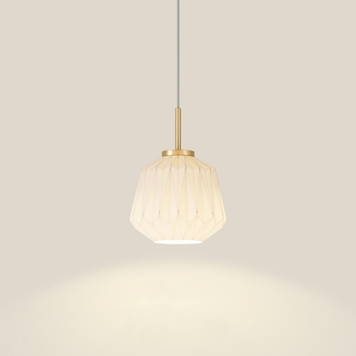 Lantern Faceted Pendant Light