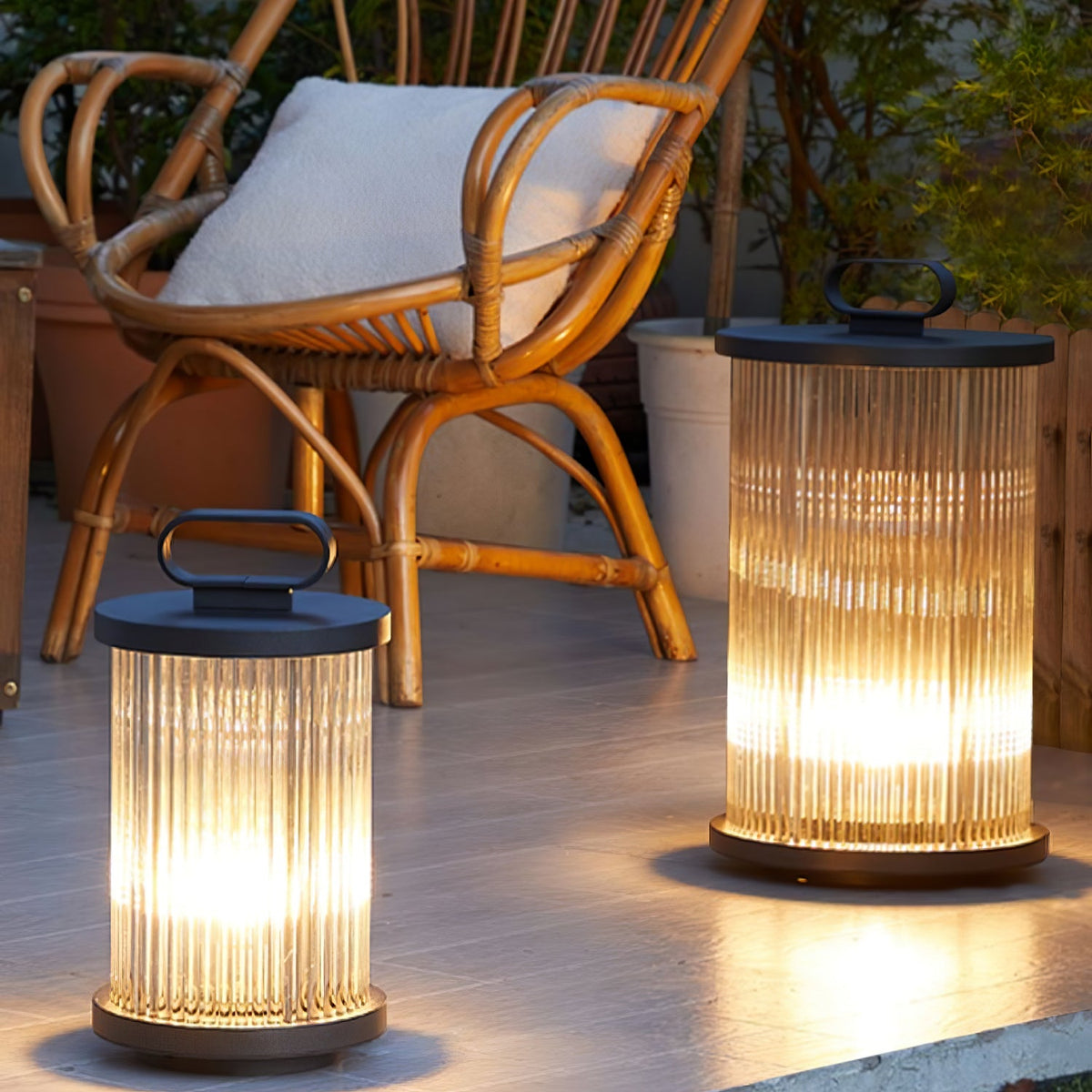 Ambient Line Lantern Garden Light – Stainless Steel Outdoor Post Lamp