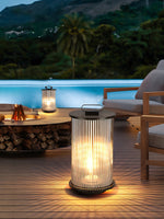 Ambient Line Lantern Garden Light – Stainless Steel Outdoor Post Lamp