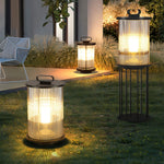 Ambient Line Lantern Garden Light – Stainless Steel Outdoor Post Lamp