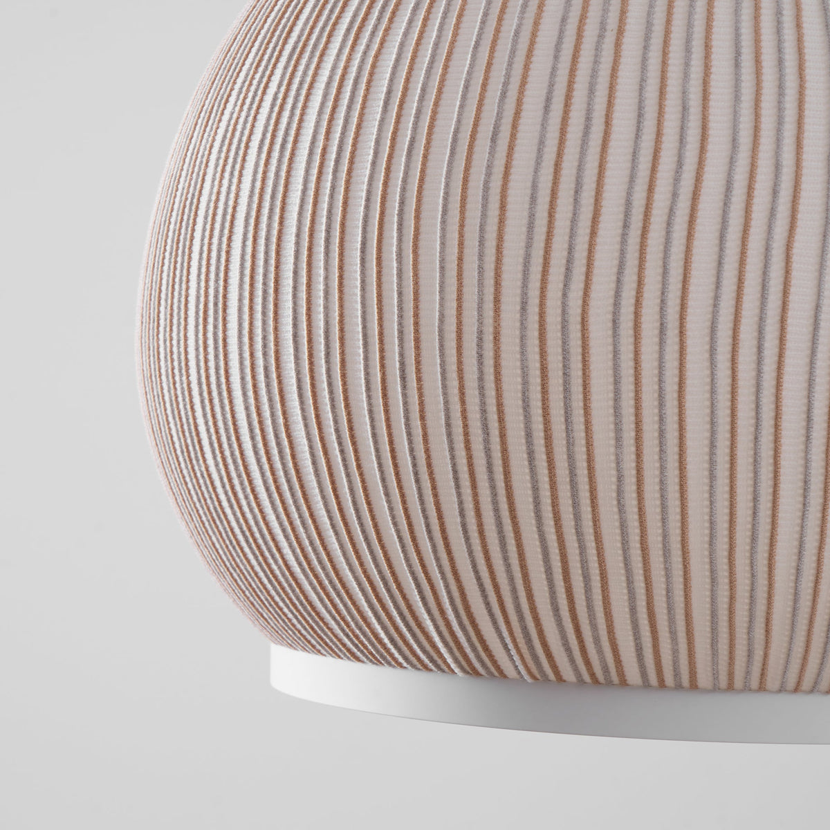 Lantern Knit Pendant Light – Woven Fabric Shade, Modern Minimalist Ceiling Lamp