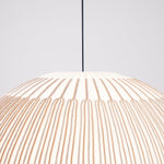 Lantern Knit Pendant Light – Woven Fabric Shade, Modern Minimalist Ceiling Lamp