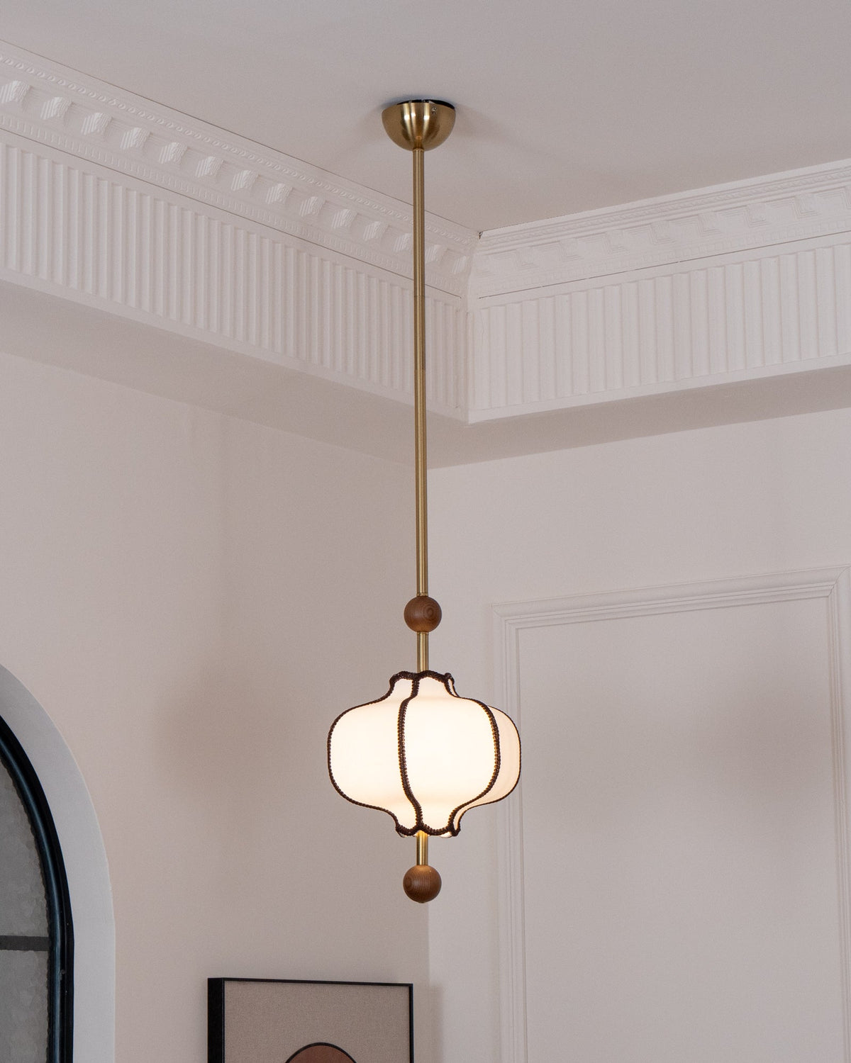 Lantern Fabric Pendant Light