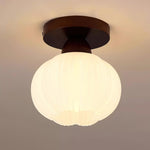 Large Flower Bag Ceiling Lamp in Wood and Acrylic for Modern Interiors