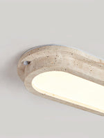 Lartheon Linear Travertine LED Ceiling Light