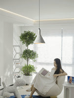 Lastri Cement Pendant Light – Modern Minimalist Hanging Lamp for Dining & Living Spaces