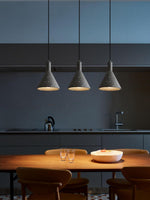 Lastri Cement Pendant Light – Modern Minimalist Hanging Lamp for Dining & Living Spaces
