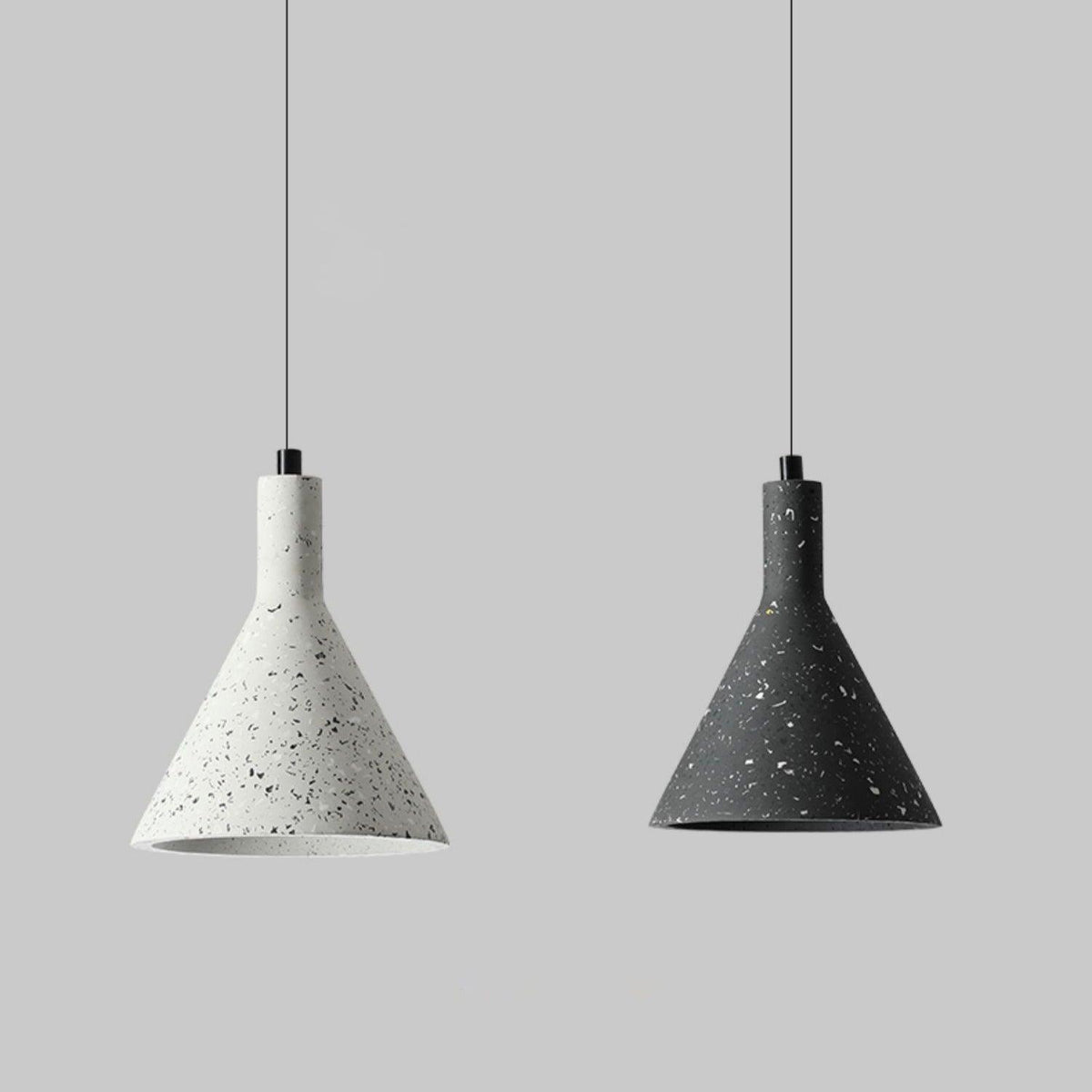 Lastri Cement Pendant Light – Modern Minimalist Hanging Lamp for Dining & Living Spaces