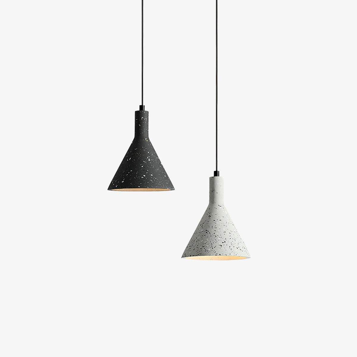 Lastri Cement Pendant Light – Modern Minimalist Hanging Lamp for Dining & Living Spaces