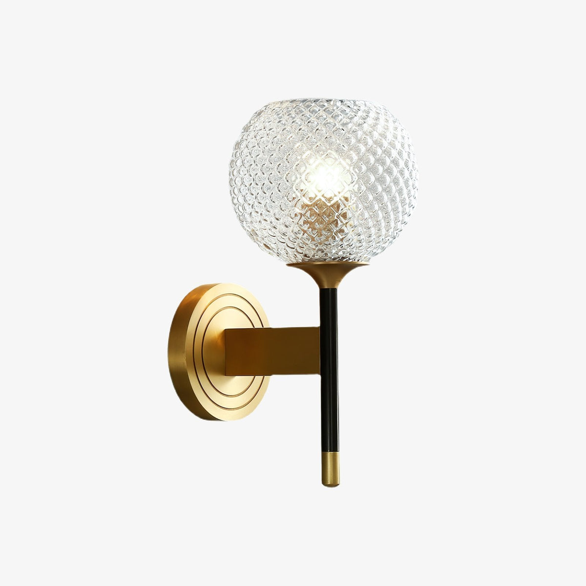 Lattice Glass Wall Light