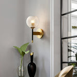 Lattice Glass Wall Light