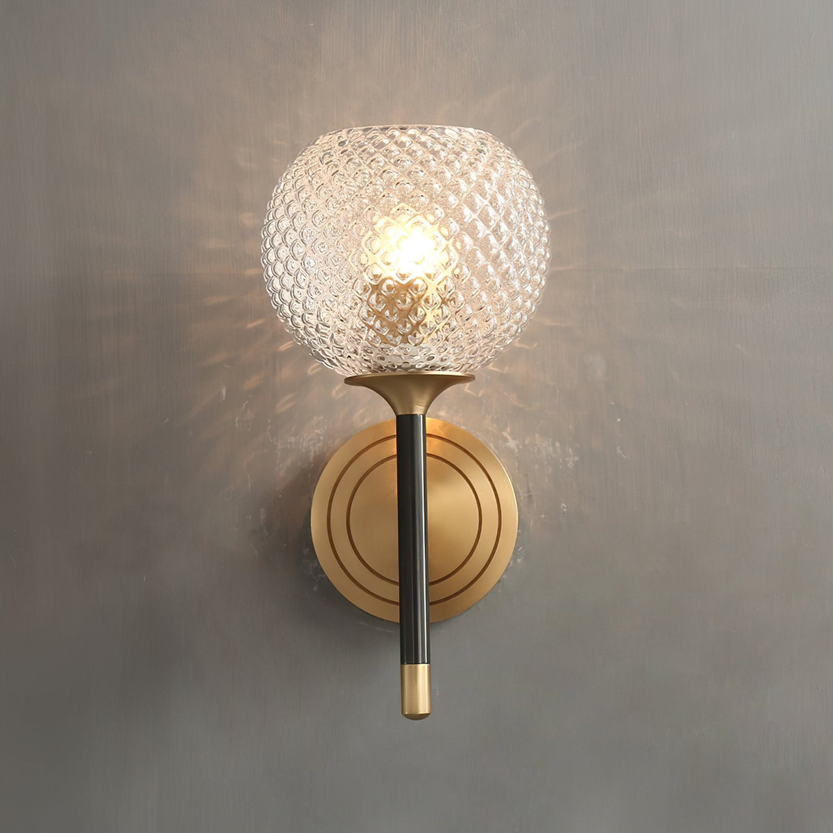 Lattice Glass Wall Light