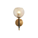 Lattice Glass Wall Light