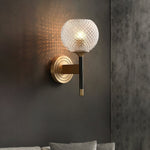 Lattice Glass Wall Light