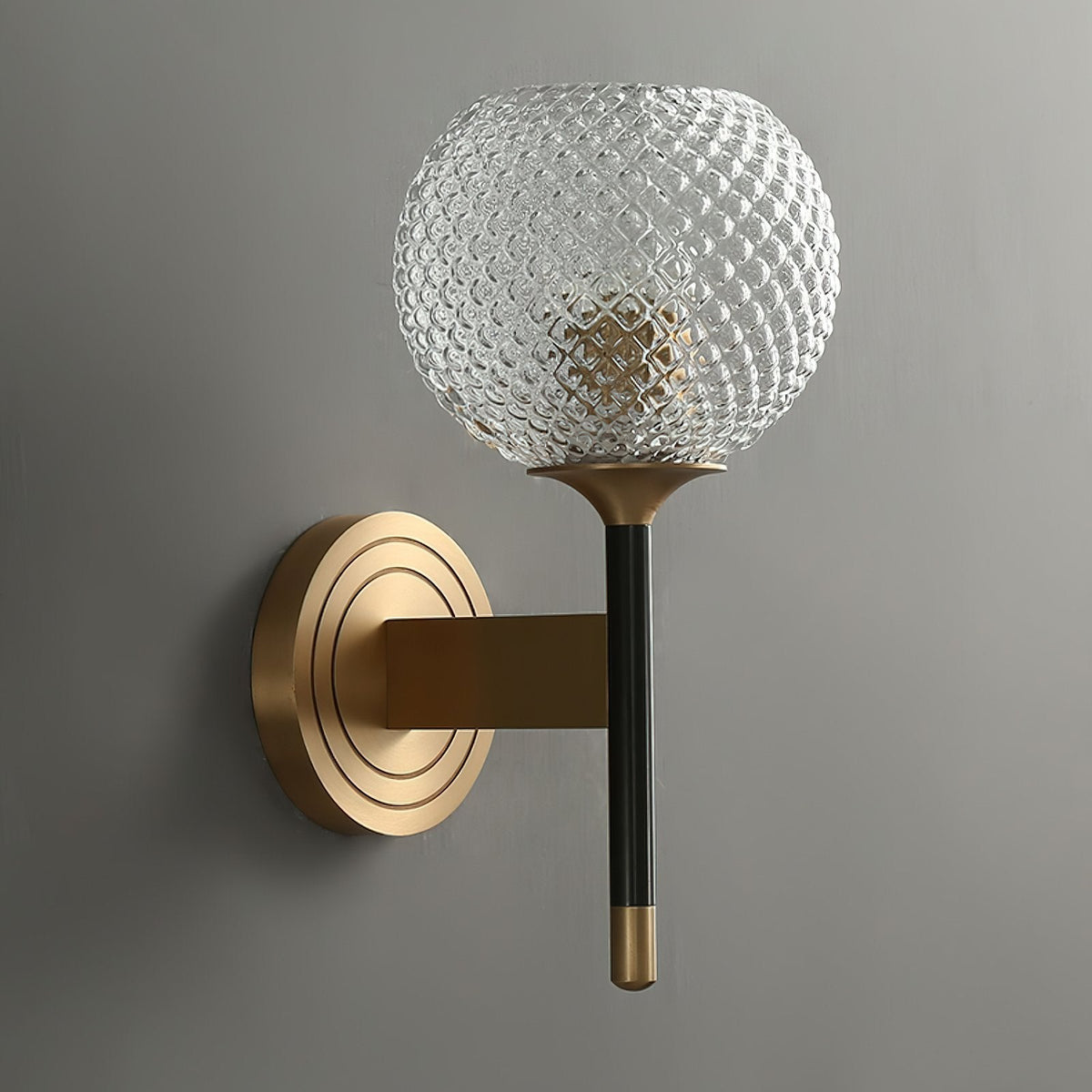 Lattice Glass Wall Light