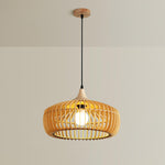 Lattice Nest Wooden Pendant Light – Modern Handcrafted Ceiling Lamp