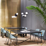 Black Glass Pendant Lamp