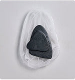 Lava Veil Wall Sconce in Black Travertine with LED