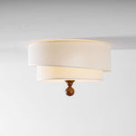 Layered Fabric Ceiling Light – Soft Diffused Glow for Modern Interiors
