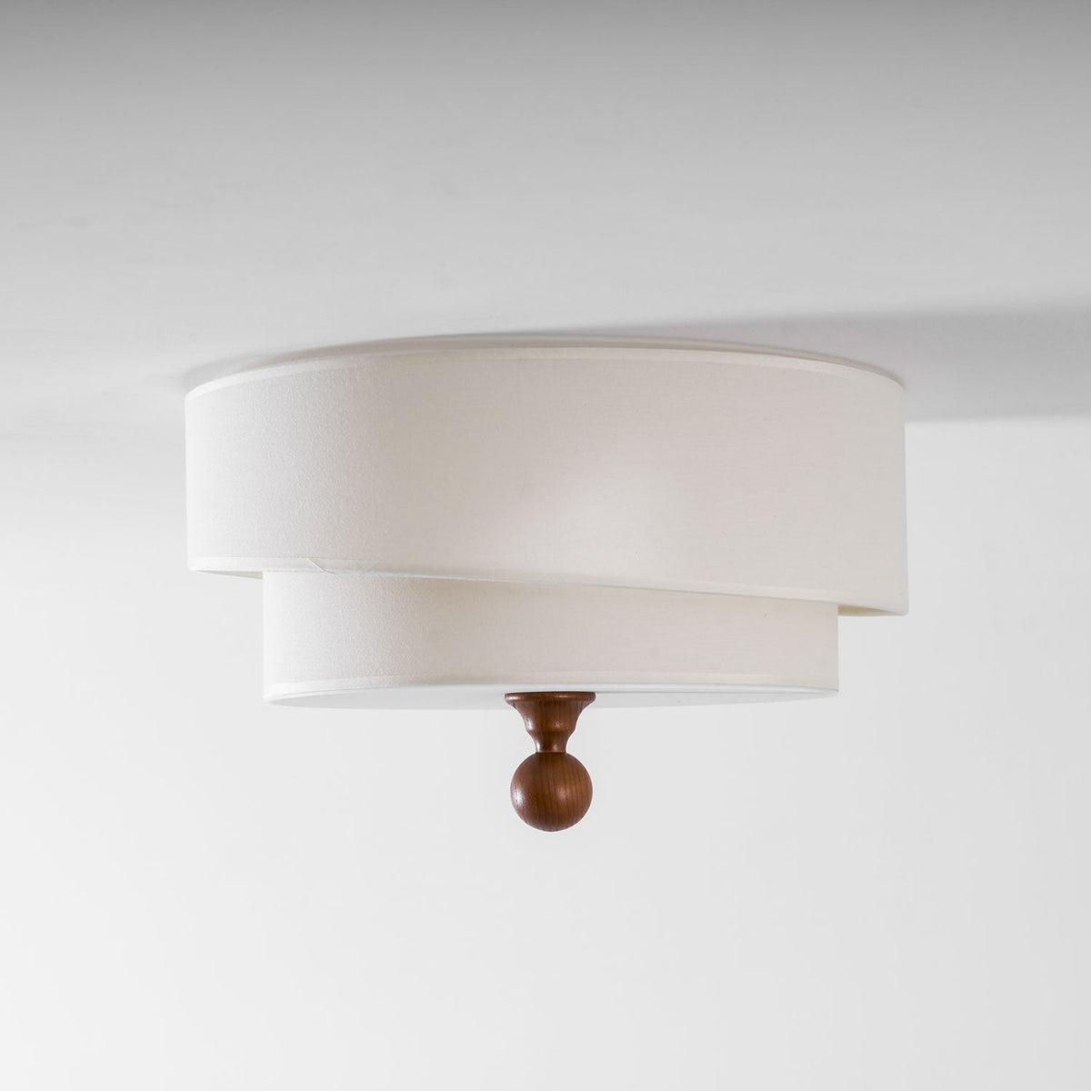 Layered Fabric Ceiling Light – Soft Diffused Glow for Modern Interiors