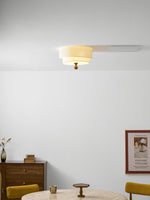 Layered Fabric Ceiling Light – Soft Diffused Glow for Modern Interiors