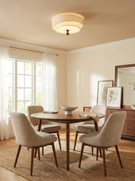 Layered Fabric Ceiling Light – Soft Diffused Glow for Modern Interiors