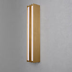 Layered Blade Brass LED Wall Sconce for Modern Interiors